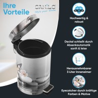 Bathroom Bin Vanesa 3 Litres