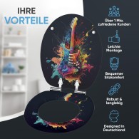 Soft Close Toilet Seat Guitar