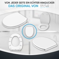WC-Sitz mit Absenkautomatik Weiß
