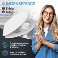 WC-Sitz mit Absenkautomatik Weiß