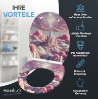 Soft Close Toilet Seat with Quick Release Wonderland