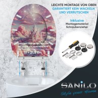 Soft Close Toilet Seat with Quick Release Wonderland