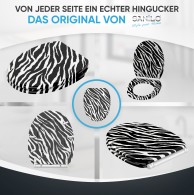 WC-Sitz mit Absenkautomatik Zebra Look