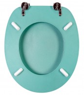 Toilet Seat Glittering Turquoise