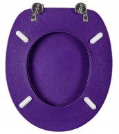 Toilet Seat Glittering Purple