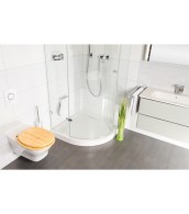Soft Close Toilet Seat with Quick Release Bamboo