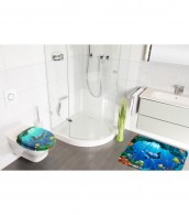 Bathroom Set Dolphin Coral