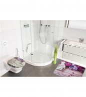 3 Piece Bathroom Set Lilac