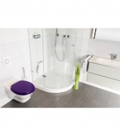 WC-Sitz Glitzer Lila