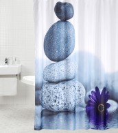 Shower Curtain Energy Stones 180 x 200 cm