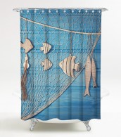Shower Curtain Seafaring 180 x 200 cm