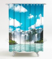 Shower Curtain Waterfall 180 x 200 cm
