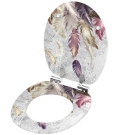 3 Piece Bathroom Set Feathers