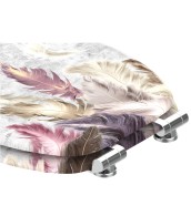 3 Piece Bathroom Set Feathers