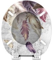 3 Piece Bathroom Set Feathers