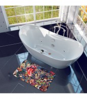 Bath Rug Graffiti 70 x 110 cm