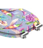 3 Piece Bathroom Set Hummingbird