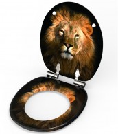 Soft Close Toilet Seat Lion