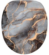 Soft Close Toilet Seat Marble Abstract