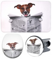 3 Piece Bathroom Set Newspaper