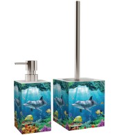 Bathroom Set Dolphin Coral