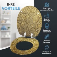 Soft Close Toilet Seat Bractea