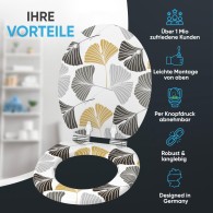 Soft Close Toilet Seat Ginkgo