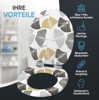 Soft Close Toilet Seat Ginkgo