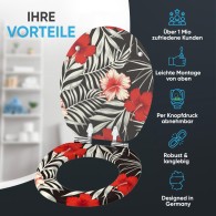 Soft Close Toilet Seat Hibisca