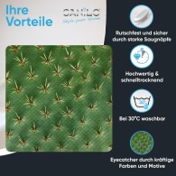 Bath Mat Cactus 53 x 53 cm
