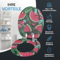 Soft Close Toilet Seat Melone