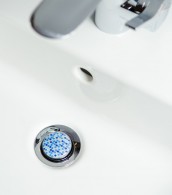 Wash Basin Plug Mosaic Blue