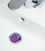 Wash Basin Plug Purple Wall