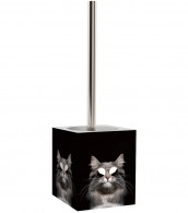 Toilet Brush and Holder Cool Cat