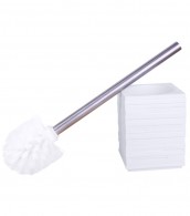 Toilet Brush and Holder Calero White