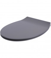 Soft Close Toilet Seat Flat Grey