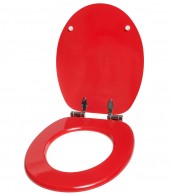 Soft Close Toilet Seat Red