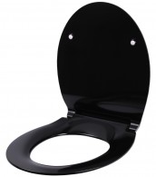 Soft Close Toilet Seat Flat Black