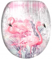 Soft Close Toilet Seat Flamingo