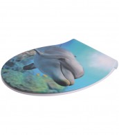 Soft Close Toilet Seat Flat Dolphin