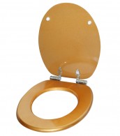 Soft Close Toilet Seat Glittering Gold
