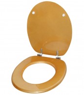 WC-Sitz Glitzer Gold