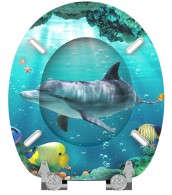 Bathroom Set Dolphin Coral