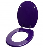 Toilet Seat Glittering Purple