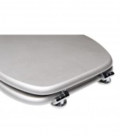 WC-Sitz Glitzer Silber