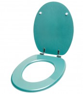 Toilet Seat Glittering Turquoise