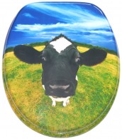 Soft Close Toilet Seat Cow