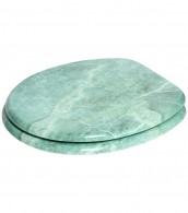 Toilet Seat Marble Green