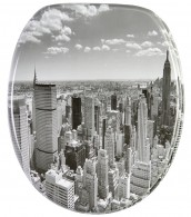 Toilet Seat Skyline New York