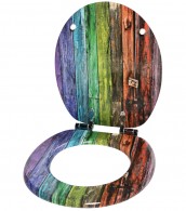 Toilet Seat Rainbow